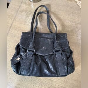 Radley Elegant Black Leather Handbag